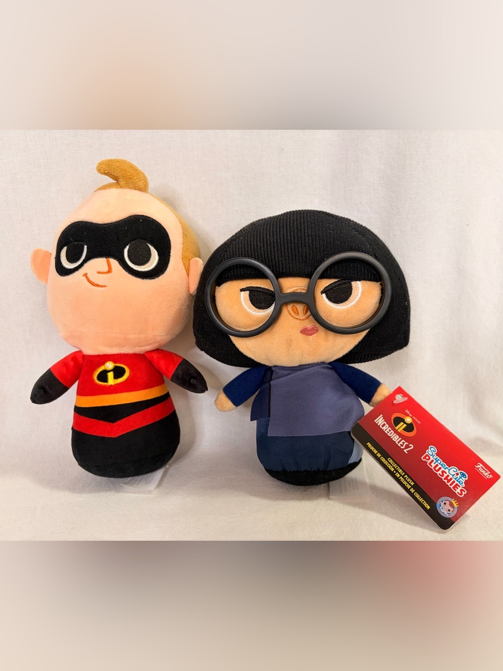 Incredibles 2 Super Cute Collectible Plush Lot Funko Pixar Disney Edna Mode New